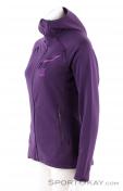 Haglöfs Khione Mid Hood Womens Ski Sweater, , Purple, , Female, 0009-10371, 5637651587, , N1-06.jpg