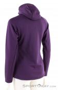 Haglöfs Khione Mid Hood Womens Ski Sweater, , Purple, , Female, 0009-10371, 5637651587, , N1-11.jpg