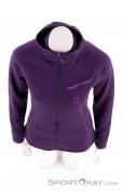 Haglöfs Khione Mid Hood Womens Ski Sweater, , Purple, , Female, 0009-10371, 5637651587, , N3-03.jpg