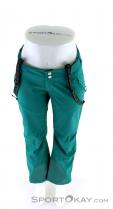 Maloja DeboraM. Womens Ski Touring Pants, Maloja, Turquoise, , Femmes, 0257-10124, 5637651931, 4048852194122, N3-03.jpg