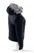 Spyder Falline Faux Fur Womens Ski Jacket, Spyder, Black, , Female, 0039-10189, 5637652240, 191839063325, N2-17.jpg