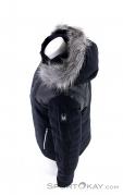 Spyder Falline Faux Fur Womens Ski Jacket, Spyder, Noir, , Femmes, 0039-10189, 5637652240, 191839063325, N3-08.jpg