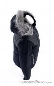 Spyder Falline Faux Fur Womens Ski Jacket, Spyder, Noir, , Femmes, 0039-10189, 5637652240, 191839063325, N3-18.jpg
