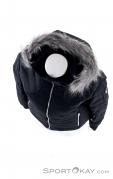 Spyder Falline Faux Fur Womens Ski Jacket, Spyder, Noir, , Femmes, 0039-10189, 5637652240, 191839063325, N4-04.jpg