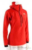 The North Face Summit L2 Fleece HZ Womens Sweater, The North Face, Rouge, , Femmes, 0205-10138, 5637653847, 190850769513, N1-01.jpg