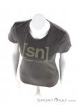 Super Natural Essential Womens T-Shirt, , Olive-Dark Green, , Female, 0208-10059, 5637656872, , N3-03.jpg
