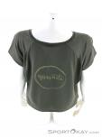 Super Natural Jonser Tee Print Womens Shirt, Super Natural, Verde oliva oscuro, , Mujer, 0208-10068, 5637657037, 6941454802038, N3-13.jpg