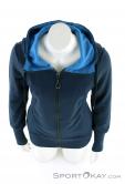 Super Natural Riffler Zip Hood Womens Outdoor Sweater, Super Natural, Blue, , Female, 0208-10073, 5637657091, 6934258954546, N3-03.jpg