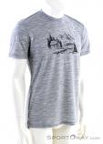 Super Natural Graphic Tee Idyll Mens T-Shirt, Super Natural, Gray, , Male, 0208-10086, 5637657753, 6934258998939, N1-01.jpg