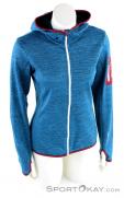 Ortovox Fleece Melange Hoody Womens Ski Touring Sweater, , Azul, , Mujer, 0016-10806, 5637657966, , N2-02.jpg