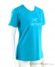 Arcteryx Arc Word SS Womens T-Shirt, , Turquoise, , Female, 0213-10289, 5637658414, , N1-01.jpg