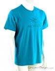 Arcteryx Arc Word SS Mens T-Shirt, Arcteryx, Turquoise, , Male, 0213-10303, 5637659145, 686487357709, N1-01.jpg