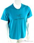Arcteryx Arc Word SS Mens T-Shirt, Arcteryx, Turquoise, , Male, 0213-10303, 5637659145, 686487357709, N2-02.jpg