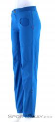 E9 Onda Slim Pant Womens Climbing Pants, E9, Azul, , Mujer, 0209-10116, 5637660608, 8053830278301, N1-06.jpg