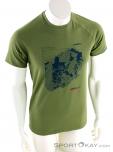 Mammut Mountain Shirt Mens T-Shirt, , Verde oliva oscuro, , Hombre, 0014-10919, 5637662201, , N2-02.jpg