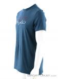 Fox Duel Head Basic Tee Mens T-Shirt, Fox, Bleu, , Hommes, 0236-10176, 5637669312, 191972186189, N1-06.jpg