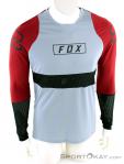 Fox Defend LS Jersey Mens Biking Shirt, Fox, Gris, , Hommes, 0236-10196, 5637669587, 191972196942, N2-02.jpg