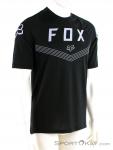 Fox Defend Fine Line SS Jersey Mens Biking Shirt, Fox, Noir, , Hommes, 0236-10199, 5637669599, 191972160103, N1-01.jpg