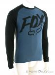 Fox Ranger Drirelease LS Fox Jersey Mens Biking Shirt, Fox, Blue, , Male, 0236-10200, 5637669636, 191972184185, N1-01.jpg
