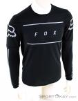 Fox Flexair Fine Line LS Jersey Mens Biking Shirt, Fox, Noir, , Hommes, 0236-10204, 5637669653, 191972151125, N2-02.jpg