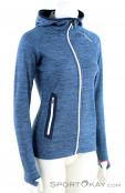 Ortovox Fleece Light Melange Womens Sweater, Ortovox, Azul, , Mujer, 0016-10817, 5637672668, 4251422516419, N1-01.jpg