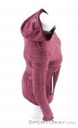 Ortovox Fleece Light Melange Womens Sweater, , Red, , Female, 0016-10817, 5637672683, , N3-18.jpg
