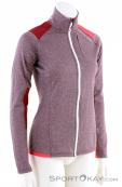 Ortovox Fleece Light Grid Womens Fleece Jacket, Ortovox, Red, , Female, 0016-10819, 5637672735, 4251422517607, N1-01.jpg
