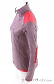 Ortovox Fleece Light Grid Womens Fleece Jacket, Ortovox, Red, , Female, 0016-10819, 5637672735, 4251422517607, N2-07.jpg