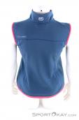 Ortovox Fleece Light Womens Outdoor Vest, , Bleu, , Femmes, 0016-10821, 5637672780, , N3-13.jpg