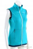 Ortovox Fleece Light Womens Outdoor Vest, , Turquoise, , Female, 0016-10821, 5637672791, , N1-01.jpg