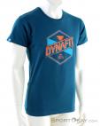 Dynafit Graphic CO SS Mens T-Shirt, Dynafit, Bleu, , Hommes, 0015-10736, 5637672796, 4053865945395, N1-01.jpg