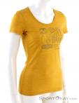 Ortovox 120 Cool Tec Puzzle Womens T-Shirt, Ortovox, Yellow, , Female, 0016-10829, 5637672983, 4251422521017, N1-01.jpg