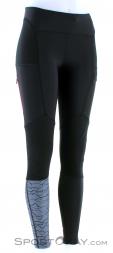 Ortovox Delago Tights Womens Outdoor Pants, , Black, , Female, 0016-10834, 5637673056, , N1-01.jpg
