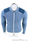 Ortovox Fleece Light Grid Mens Fleece Jacket, Ortovox, Blue, , Male, 0016-10849, 5637673536, 4251422517850, N3-03.jpg