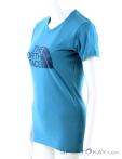 The North Face S/S Easy Tee Womens Shirt, The North Face, Blue, , Female, 0205-10232, 5637676546, 191928975027, N1-06.jpg