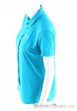 Salewa Puez Minicheck Dryton SS Womens Outdoor Shirt, , Blue, , Female, 0032-10517, 5637677154, , N2-07.jpg
