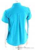 Salewa Puez Minicheck Dryton SS Womens Outdoor Shirt, , Blue, , Female, 0032-10517, 5637677154, , N2-12.jpg