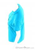 Salewa Puez Minicheck Dryton SS Womens Outdoor Shirt, Salewa, Modrá, , Ženy, 0032-10517, 5637677154, 4053865972698, N3-08.jpg
