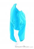 Salewa Puez Minicheck Dryton SS Womens Outdoor Shirt, Salewa, Modrá, , Ženy, 0032-10517, 5637677154, 4053865972698, N3-18.jpg