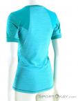 Salewa Pedroc Hybrid Dry SS Womens T-Shirt, , Turquoise, , Femmes, 0032-10635, 5637677160, , N1-11.jpg