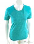 Salewa Pedroc Hybrid Dry SS Womens T-Shirt, Salewa, Turquesa, , Mujer, 0032-10635, 5637677160, 4053866002011, N2-02.jpg