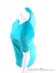 Salewa Pedroc Hybrid Dry SS Womens T-Shirt, Salewa, Turquoise, , Female, 0032-10635, 5637677160, 4053866002011, N3-08.jpg
