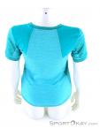 Salewa Pedroc Hybrid Dry SS Womens T-Shirt, Salewa, Turquoise, , Femmes, 0032-10635, 5637677160, 4053866002011, N3-13.jpg