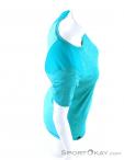 Salewa Pedroc Hybrid Dry SS Womens T-Shirt, , Turquoise, , Female, 0032-10635, 5637677160, , N3-18.jpg