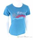 Marmot Esterel Tee Womens T-Shirt, Marmot, Bleu, , Femmes, 0066-10339, 5637677169, 889169558351, N2-02.jpg