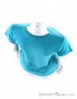 Salewa Alta Via Drirelease SS Womens T-Shirt, Salewa, Bleu, , Femmes, 0032-10637, 5637677185, 4053865986848, N4-14.jpg