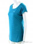 Salewa Puez Melange Dryton SS Womens T-Shirt, Salewa, Blue, , Female, 0032-10638, 5637677191, 4053865958487, N1-06.jpg