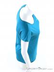 Salewa Puez Melange Dryton SS Womens T-Shirt, Salewa, Azul, , Mujer, 0032-10638, 5637677191, 4053865958487, N3-18.jpg