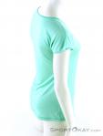 Salewa Puez Melange Dryton SS Womens T-Shirt, Salewa, Turquoise, , Female, 0032-10638, 5637677195, 4053865958340, N2-17.jpg