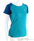 Salewa Sporty B 3 Dryton Womens T-Shirt, Salewa, Azul, , Mujer, 0032-10645, 5637677309, 4053865950160, N1-01.jpg